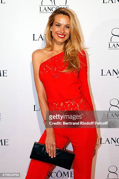 Petra Nemcova attends the Lancome 80th anniversary party as part of Paris Fashion Week Haute Couture Fall/Winter 2015/2016 on July 7, 2015 in Paris,...