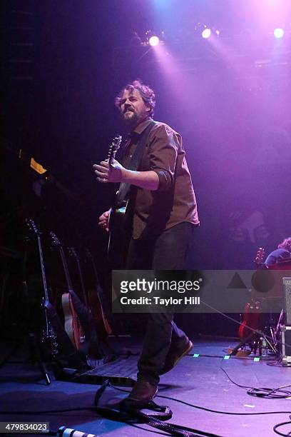 Patterson Hood of Drive-By Truckers performs at Terminal 5 on March 20, 2014 in New York City.