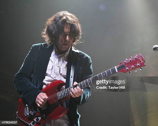 Jay Gonzalez of Drive-by Truckers performs at Terminal 5 on March 20, 2014 in New York City.