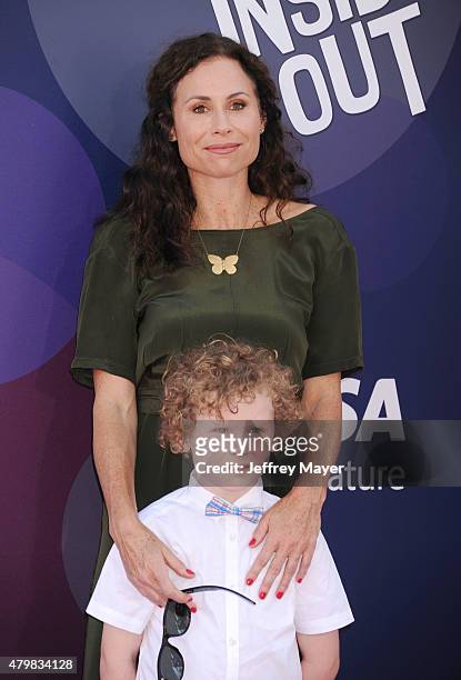 Actress Minnie Driver; Henry Story Driver arrives at the Los Angeles premiere of Disney/Pixar's 'Inside Out' at the El Capitan Theatre on June 8,...