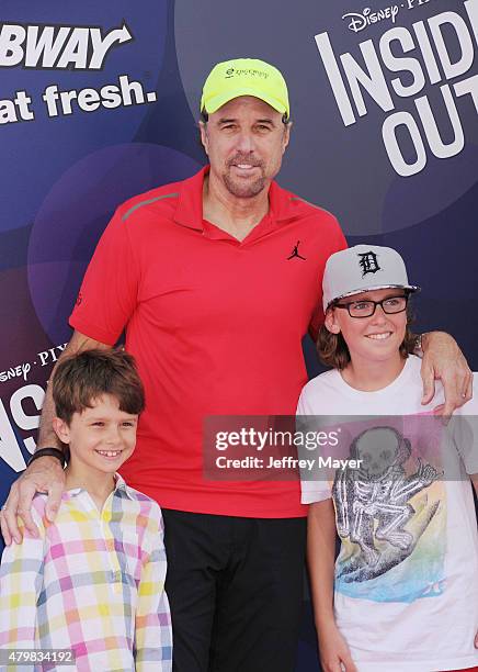 Actor Kevin Nealon arrives at the Los Angeles premiere of Disney/Pixar's 'Inside Out' at the El Capitan Theatre on June 8, 2015 in Hollywood,...