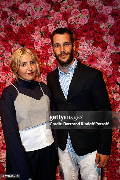 Designer Simon Porte Jacquemus and guest attend the Lancome 80th Anniversary Party as part of Paris Fashion Week Haute Couture Fall/Winter 2015/2016...