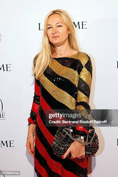 Designer Julie de Libran attends the Lancome 80th anniversary party as part of Paris Fashion Week Haute Couture Fall/Winter 2015/2016 on July 7, 2015...