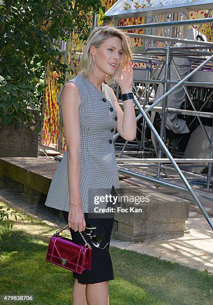 Sofie Valkiers attends the Christian Dior show as part of Paris Fashion Week Haute Couture Fall/Winter 2015/2016 on July 6, 2015 in Paris, France.