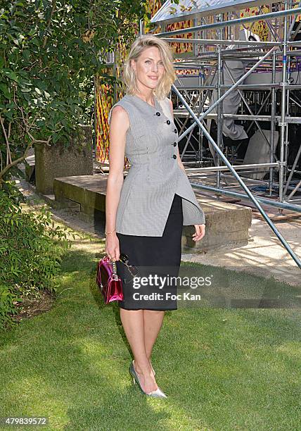 Sofie Valkiers attends the Christian Dior show as part of Paris Fashion Week Haute Couture Fall/Winter 2015/2016 on July 6, 2015 in Paris, France.