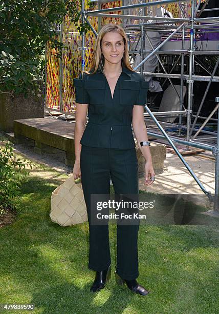 Gaia Repossi attends the Christian Dior show as part of Paris Fashion Week Haute Couture Fall/Winter 2015/2016 on July 6, 2015 in Paris, France.