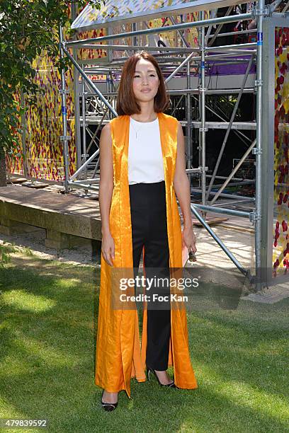 Nicole Warne attends the Christian Dior show as part of Paris Fashion Week Haute Couture Fall/Winter 2015/2016 on July 6, 2015 in Paris, France.