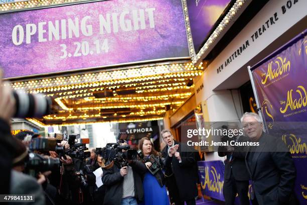 Composer Alan Menken attends the "Aladdin" On Broadway Opening Night at New Amsterdam Theatre on March 20, 2014 in New York City.