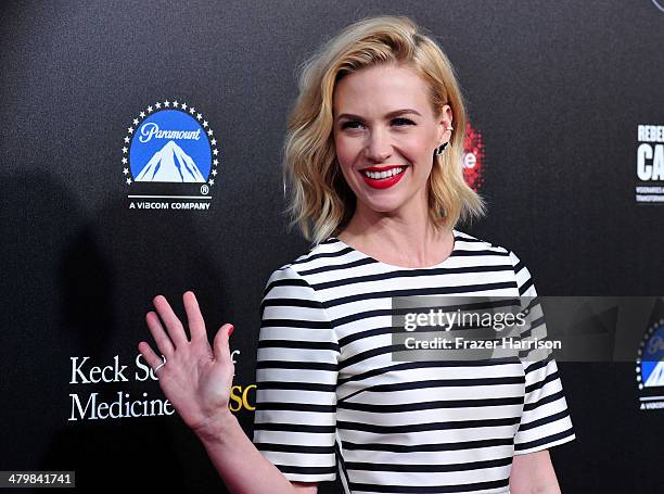 Actress January arrives at the 2nd Annual Rebels With A Cause Gala at Paramount Studios on March 20, 2014 in Hollywood, California.