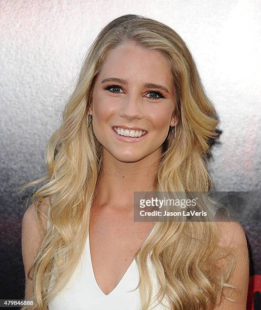 Actress Cassidy Gifford attends the premiere of "The Gallows" at Hollywood High School on July 7, 2015 in Los Angeles, California.