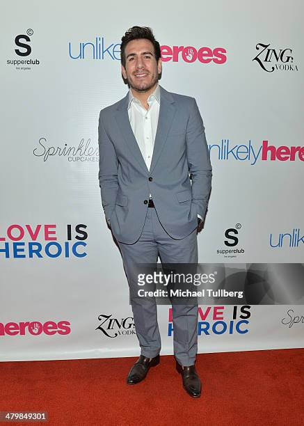 Personality Kenny Florian attends the Unlikely Heroes Red Carpet Spring Benefit held at SupperClub Los Angeles on March 20, 2014 in Los Angeles,...