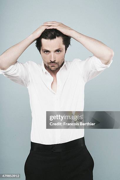 Actor Raphael Personnaz is photographed for Self Assignment on June 5, 2015 in Paris, France.