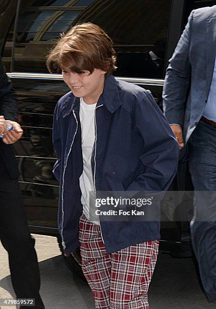 Jack Depp Attends the Chanel show as part of Paris Fashion Week Haute Couture Fall/Winter 2015/2016 on July 7, 2015 in Paris, France.