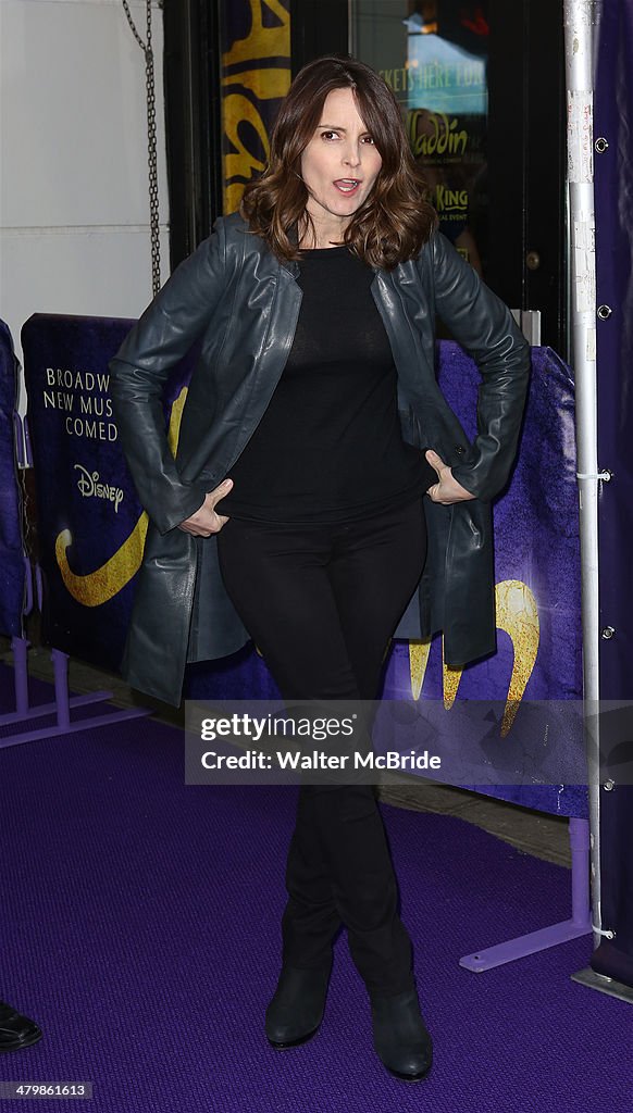 "Aladdin" On Broadway Opening Night - Arrivals & Curtain Call