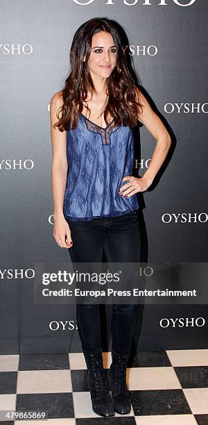 Macarena Garcia attends 'Oysho' new collection presentation photocall on March 20, 2014 in Madrid, Spain.