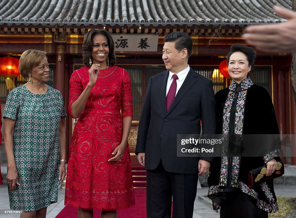 First Lady Michelle Obama Travels to China - Day 2