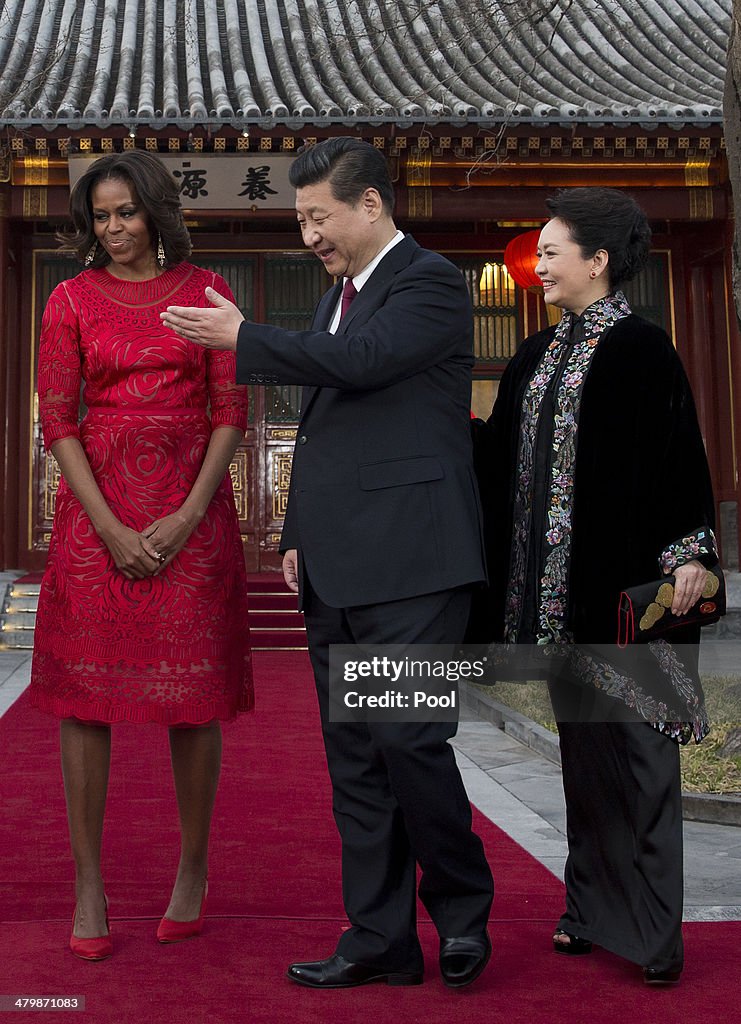 First Lady Michelle Obama Travels to China - Day 2