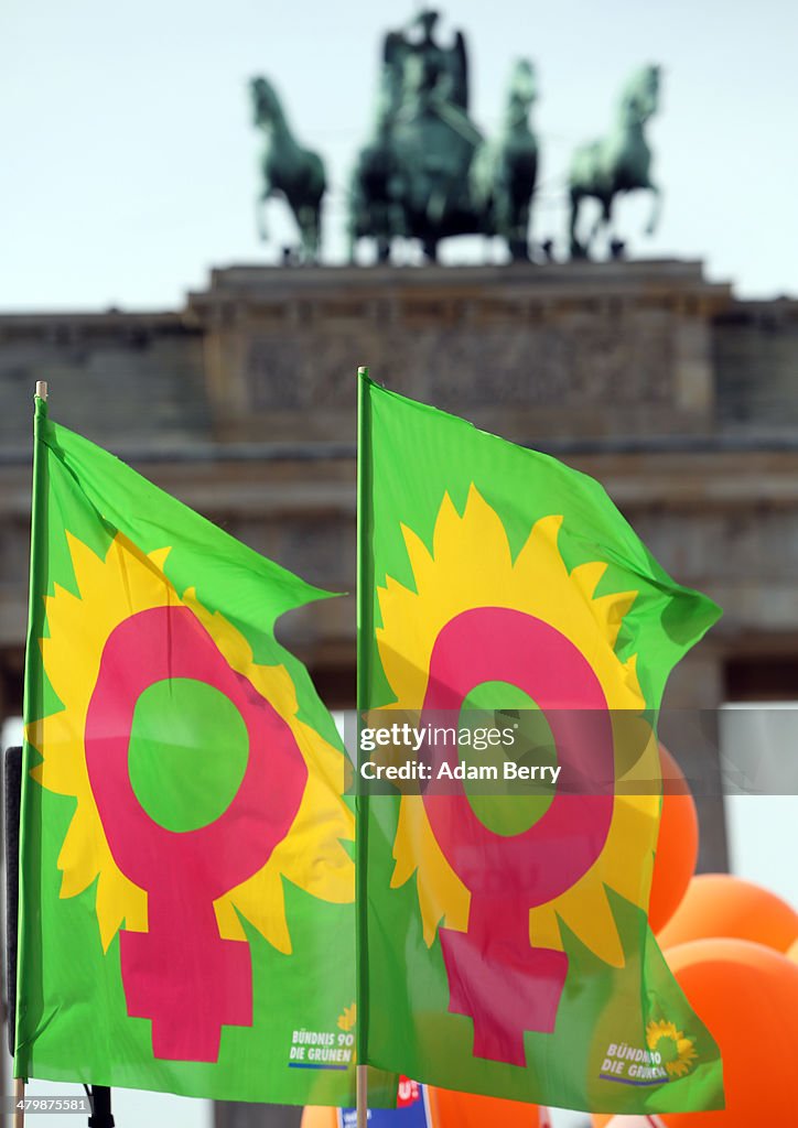 "Equal Pay Day" Protesters Demand Equal Pay For Women