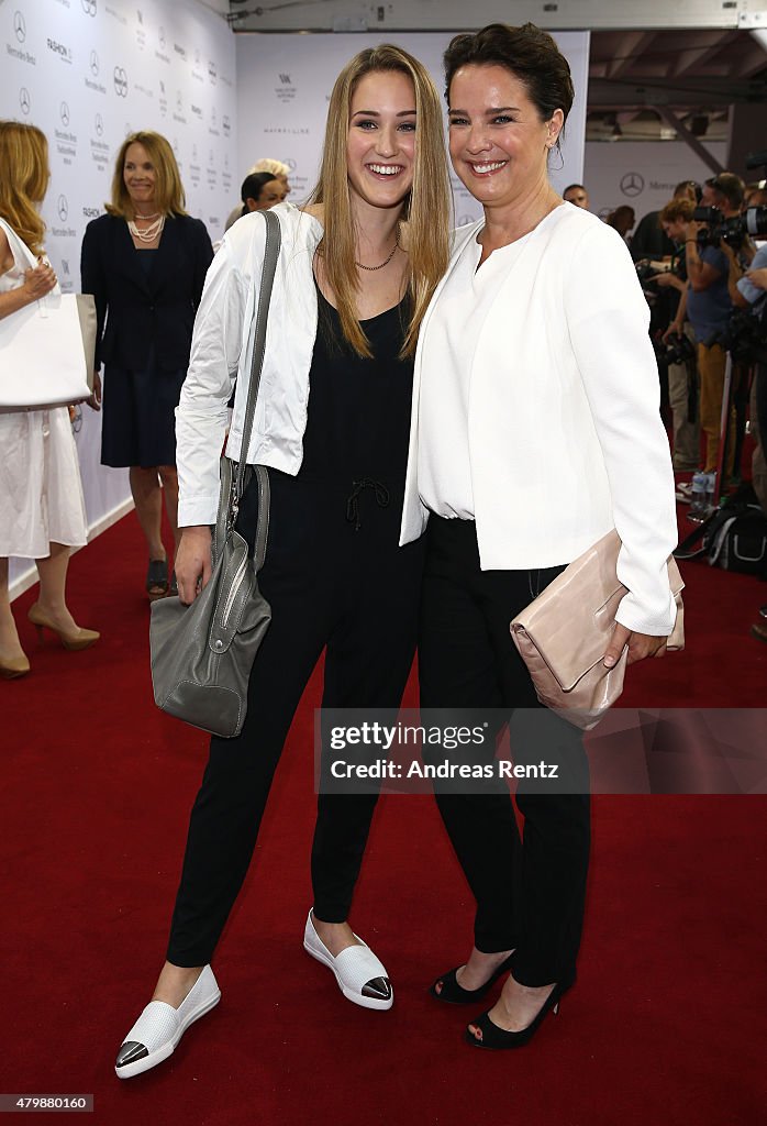 Luka Teresa Gerda Kloser and Desiree Nosbusch attend the Minx by Eva
