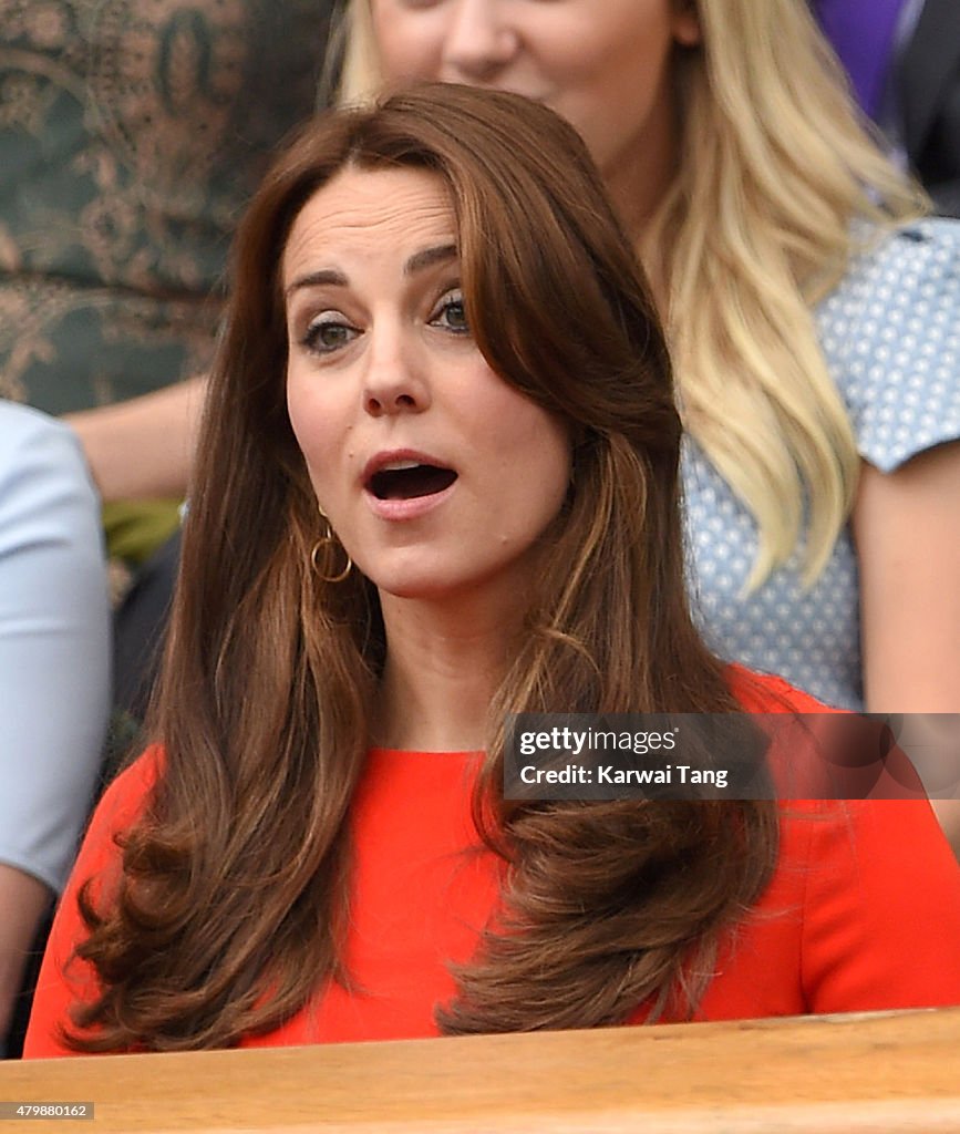 Celebrities At Wimbledon 2015