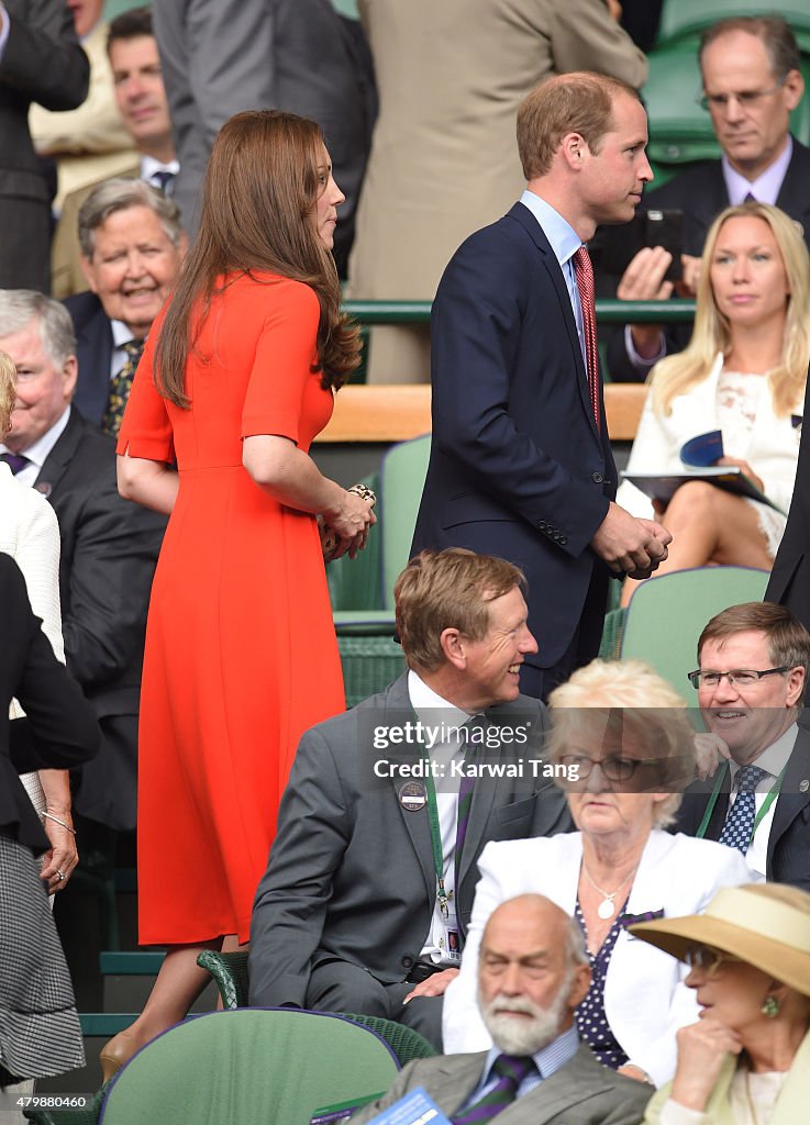 Celebrities At Wimbledon 2015