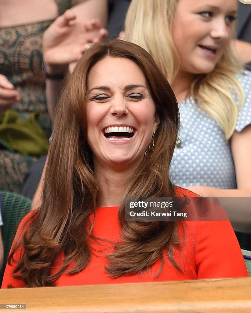 Celebrities At Wimbledon 2015