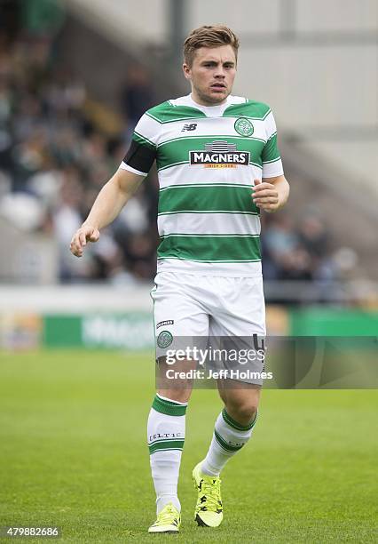 James Forrest of Celtic at the Pre Season Friendly between Celtic and FK Dukla Praha at St Mirren Park on July 04, 2015 in Paisley, Scotland.