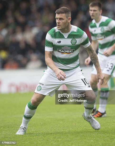 Anthony Stokes of Celtic at the Pre Season Friendly between Celtic and FK Dukla Praha at St Mirren Park on July 04, 2015 in Paisley, Scotland.