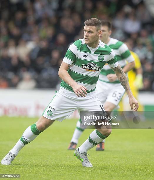 Anthony Stokes of Celtic at the Pre Season Friendly between Celtic and FK Dukla Praha at St Mirren Park on July 04, 2015 in Paisley, Scotland.