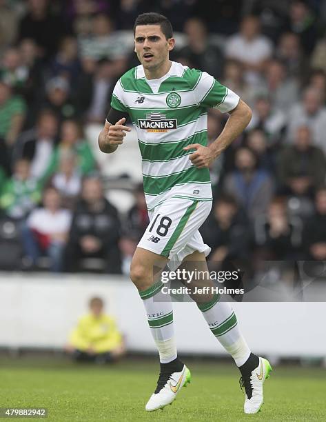 Tom Rogic of Celtic at the Pre Season Friendly between Celtic and FK Dukla Praha at St Mirren Park on July 04, 2015 in Paisley, Scotland.