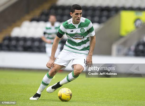 Tom Rogic of Celtic at the Pre Season Friendly between Celtic and FK Dukla Praha at St Mirren Park on July 04, 2015 in Paisley, Scotland.