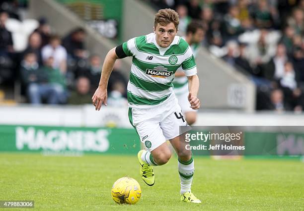 James Forrest of Celtic at the Pre Season Friendly between Celtic and FK Dukla Praha at St Mirren Park on July 04, 2015 in Paisley, Scotland.
