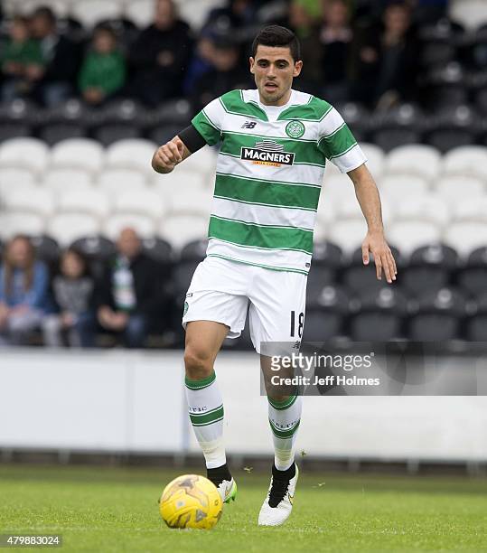 Tom Rogic of Celtic at the Pre Season Friendly between Celtic and FK Dukla Praha at St Mirren Park on July 04, 2015 in Paisley, Scotland.