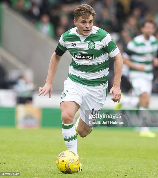 James Forrest of Celtic at the Pre Season Friendly between Celtic and FK Dukla Praha at St Mirren Park on July 04, 2015 in Paisley, Scotland.