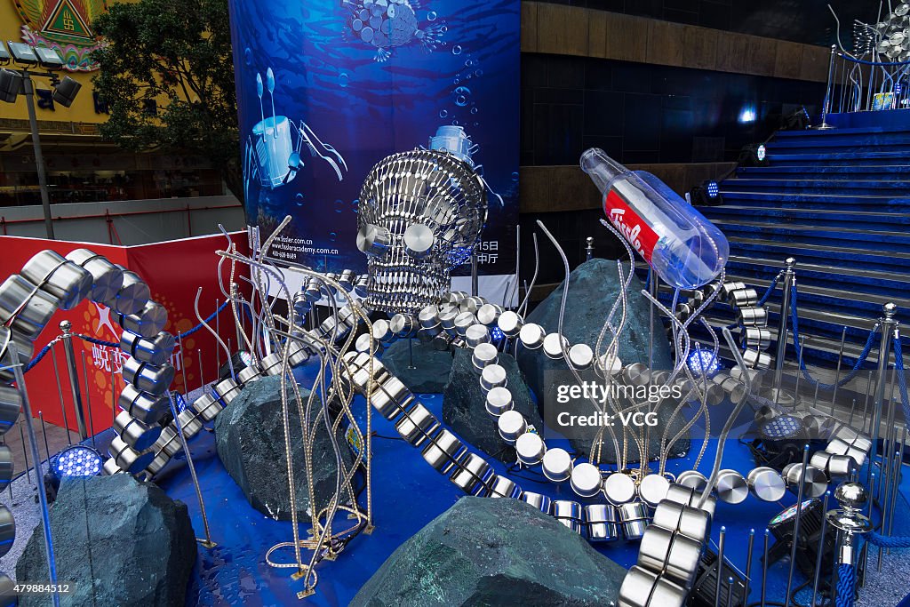 Cooking Utensils Make Out Metal Animals In Shanghai