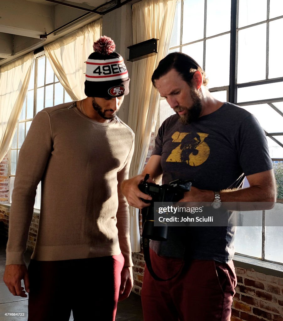 Colin Kaepernick And New Era "This is the Cap" Fall Campaign Shoot