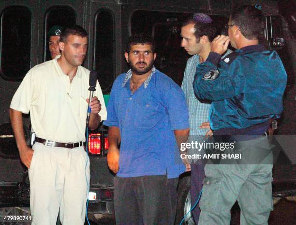 Wael Kassem , the alleged leader of a Hamas cell made up of Palestinians living in east Jerusalem, is filmed by Israeli Shin Bet internal security...