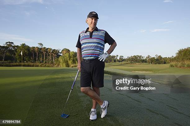 Where Are They Now: Portrait of Forrest Fezler during photo shoot at TPC Sawgrass. Fezler flouted the unofficial USGA dress code by changing into...