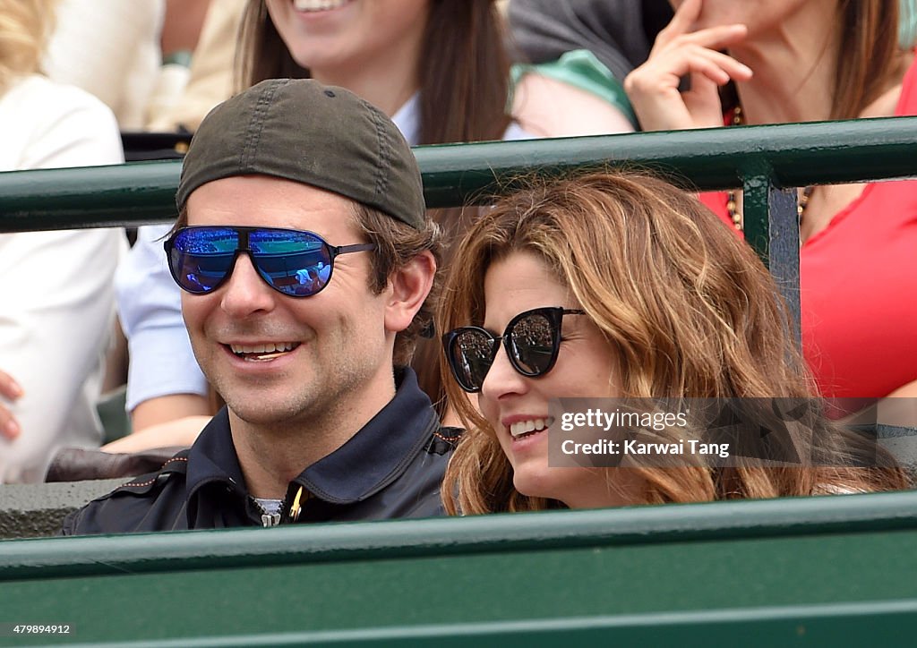 Celebrities At Wimbledon 2015