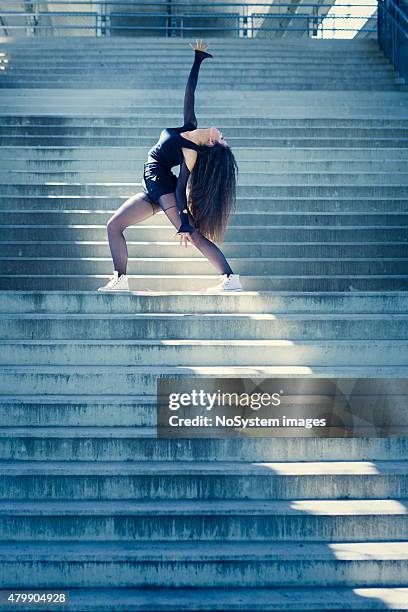 beautiful urban dancer - hip hopper stock pictures, royalty-free photos & images