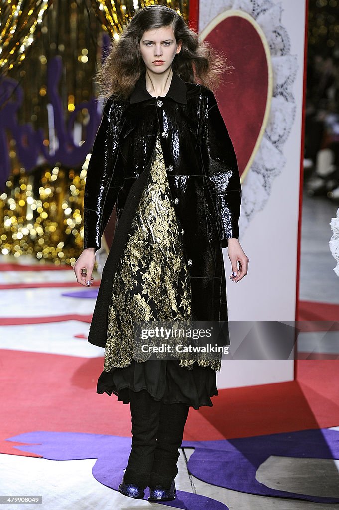 Meadham Kirchhoff - Runway RTW - Fall 2014 - London Fashion Week