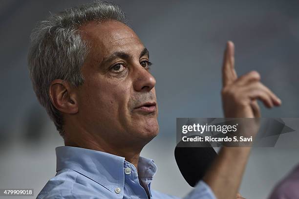 Rahm Emanuel speaks at the Aspen Ideas Festival 2015 on July 2, 2015 in Aspen, Colorado.