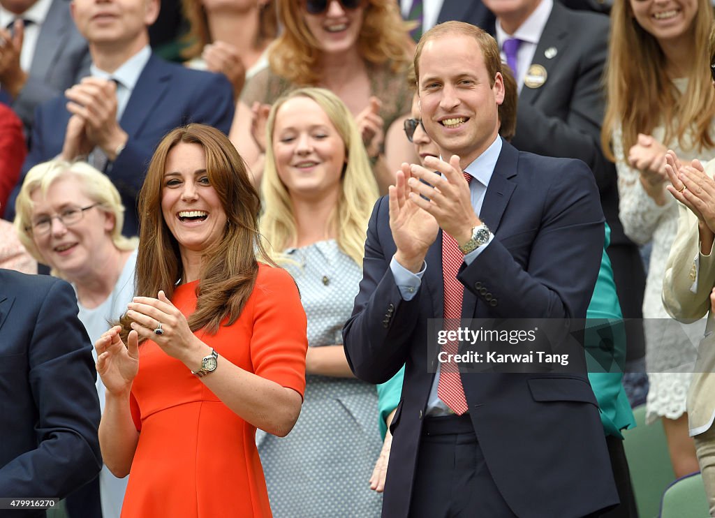 Celebrities At Wimbledon 2015