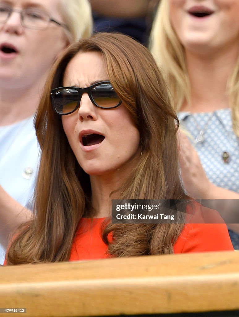 Celebrities At Wimbledon 2015