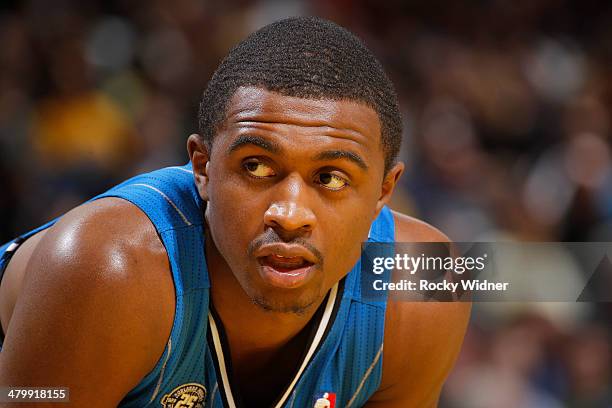 Doron Lamb of the Orlando Magic while he faces the Golden State Warriors on March 18, 2014 at Oracle Arena in Oakland, California. NOTE TO USER: User...