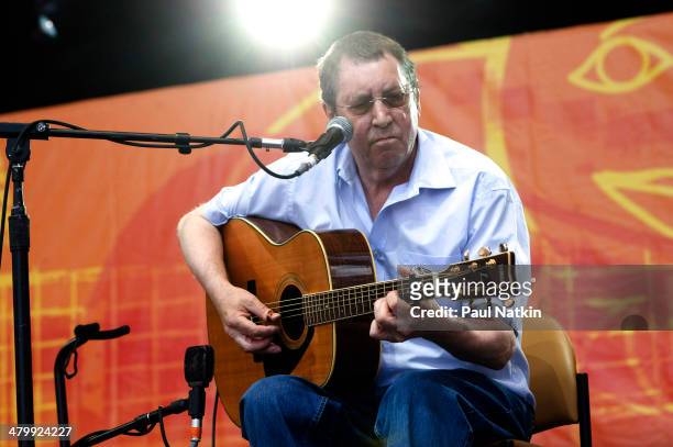 Musician Bert Jansch performs onstage at Eric Clapton's Crossroads Guitar Festival, held at Toyota Park, Bridgeview, Illinois, June 26, 2010.