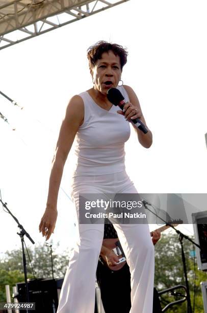 Musician Bettye Lavette performs during the 2007 Folk and Roots Festival at the Old Town School of Folk Music, Champaign, Illinois, July 14, 2006.