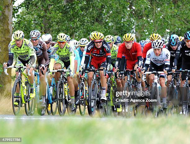 Peloton competes during Stage Five of the Tour de France on Wednesday 08 July 2015, Amiens, France.