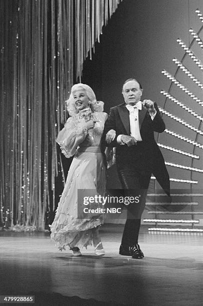 Pictured: Actress/dancer/singer Gigner Rogers, host Bob Hope during a special celebrating the 50th Anniversary of the Ohio Theatre in Columbus, Ohio...