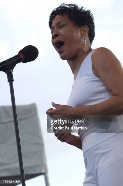 Musician Bettye Lavette performs during the 2007 Folk and Roots Festival at the Old Town School of Folk Music, Champaign, Illinois, July 14, 2006.